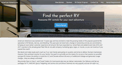 Desktop Screenshot of americanadventurervrentals.com